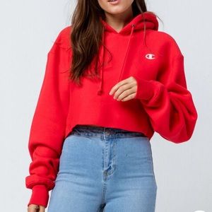 champion crop sweatshirt